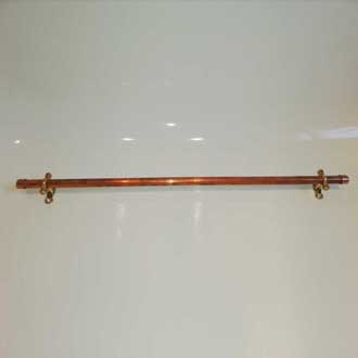 ATN Plumbing copper kitchen utensil rail